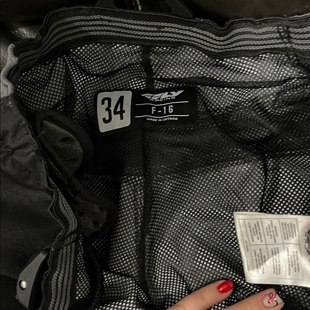 Fly Racing Black and Gray Pants - Picture 4 of 4